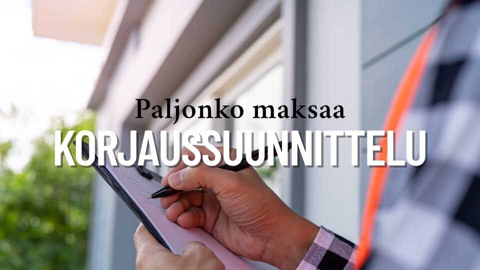Paljonko kosteusvaurion korjaussuunnittelu maksaa